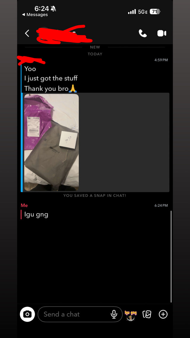 Customer testimonial screenshot