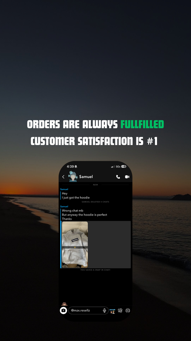 Customer testimonial screenshot
